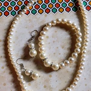 Beautiful Pearl Combo Jewellery Set ❤💞