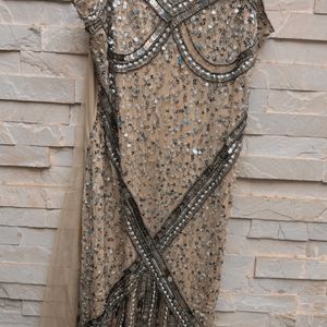 Nude Sequinned Dress