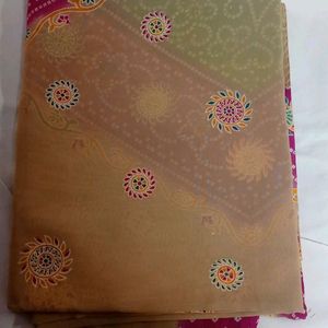 Beautiful Chunari Pattern Saari