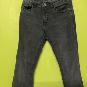 Grey Denim Jeans For Women