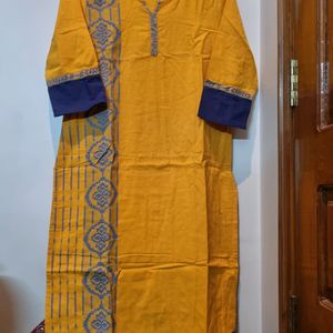 Aurelia Mustard Kurti