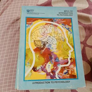 IGNOU - BA (Psychology Honours) 1ST YEAR  BOOKS