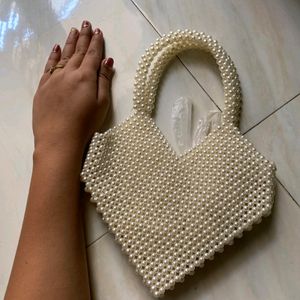 Pearl Heart Bag