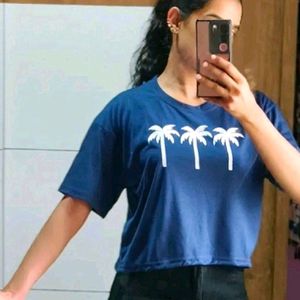 Set Of 4 Crop Tshirt For Women