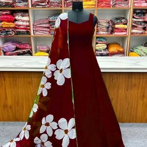 Attractive Georgette Gown