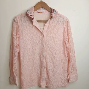 Pink Casual Shirt Top (Girl' s)