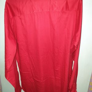 RED FULL SLEEVE SHIRT FOR CASUAL WEAR