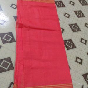 Golden Border Pretty Saree