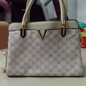 White Handbag