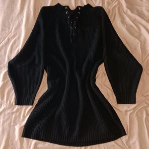 New Urbanic Lace Up Sweater Dress