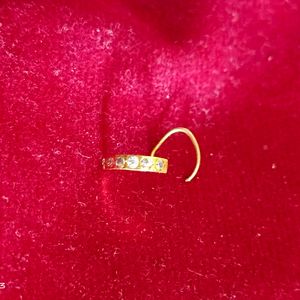 18 Carat Gold Or goldplated Nose Pin