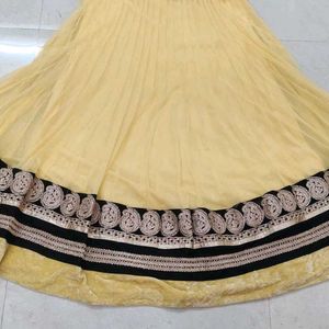 Yellow Anarkali