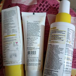 Sunscoop And Reequil Sunscreen