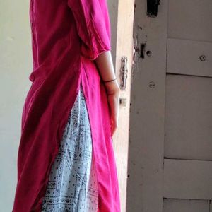 Rose Colour Kurti