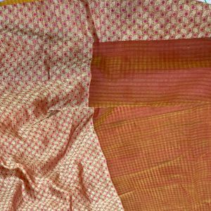 Organza   Silk Saree