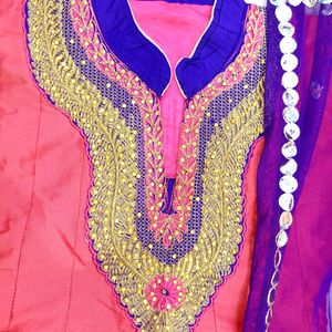 Woman Ethnic Gowns With Dupatta