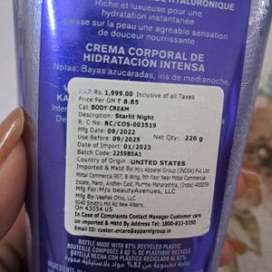 Starlit Night Body Cream