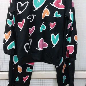 COLORFUL HEARTS WOOLEN COORDSET 😻🌷🧿