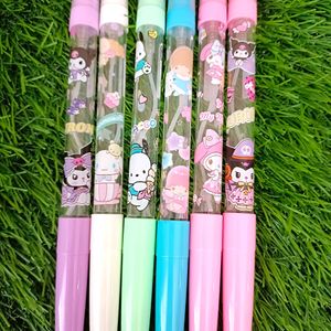 Set Of 6 Sanrio Spray Gel Pens