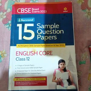 Sample Question Paper English Core Class12