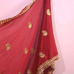 Maroon Sharara Set