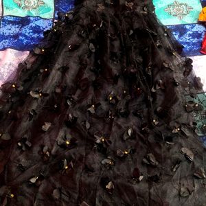 Onedy Sale Butteefly Black Gown .