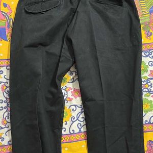 Being Human 34inch Black Cotton Trouser