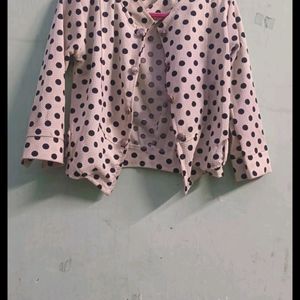 Polka Dot Short Jacket