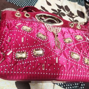 Lovely 😍 😍 Cherry 🍒🍒 colour sling bag 🛍️🛍️