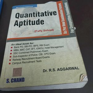 Quantitative Aptitude By R.S.Aggarwal