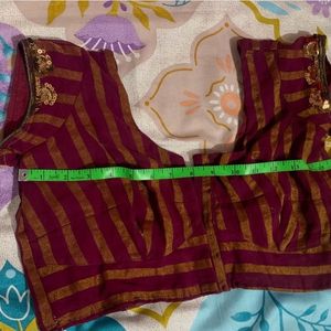 Blouse Maroon Color