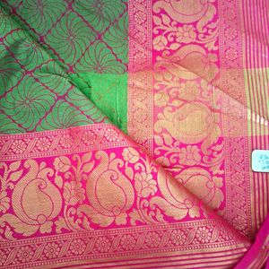 New Chanderi Silk Saree With Bouse Material