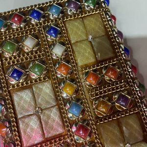 Bridal Stone Clutch Bag