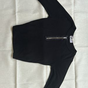 BLACK FULL SLEEVE TOP