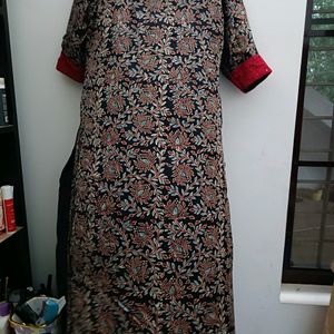 Pure Ajrakh Modal Silk Kurta