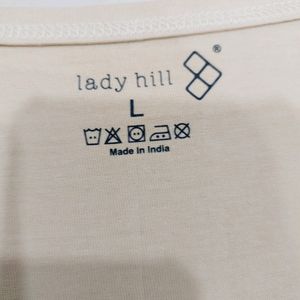 Lady Hill Girl's 'Girl Vibes' Yellow T Shirt
