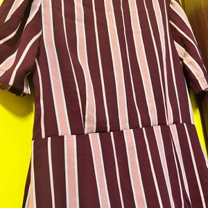 🤎🤎 Midi Lenth Striped Dress 🤎🤎