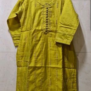 Golden Yellow Kurti