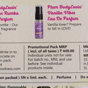 Plum Mini Mist Trail/Travel Set Pack of 2