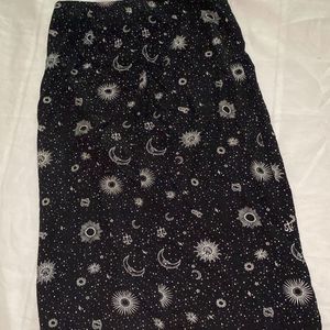 H&M Slit Astronomy Skirt