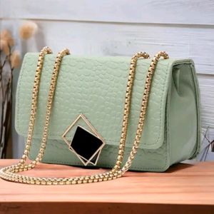 Green Sling Bag