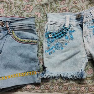 Denim Shorts For Girl