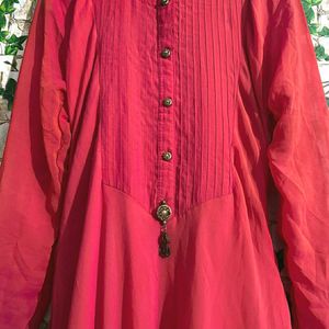 New😍Casual Pink Kurta