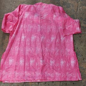 Cotton Embroidered Short Kurti