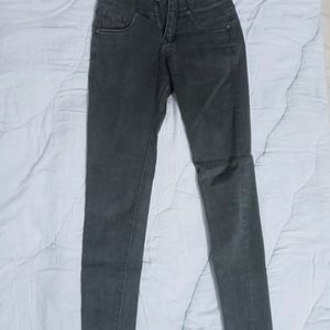 HIGH WAIST DARK GRAY PANT