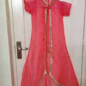 Pink 2 In 1 Long Frock  (❗PRICE DROP❗)