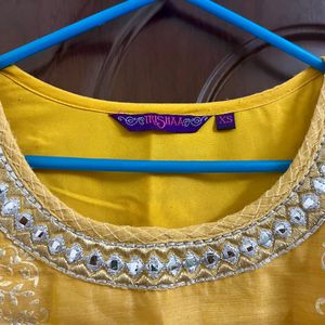 Beautiful haldi color party kurta for sale!!