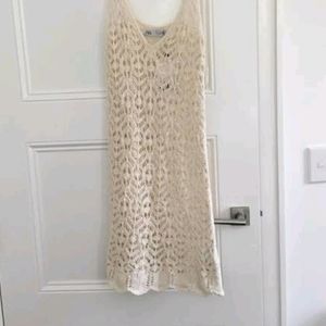 ZARA most Viral Crochet Dress