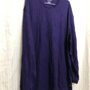 Russell Athletic Purple Long Sleeve T Shirt