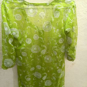 Sheer Green Kurta